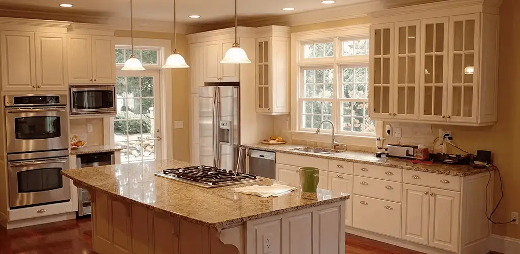 Custom cabinet door installation and kitchen upgrade in Bellevue, WA
